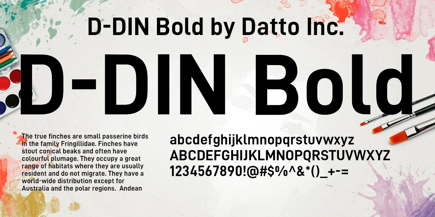 din font free for mac